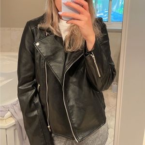 Faux Leather Jacket